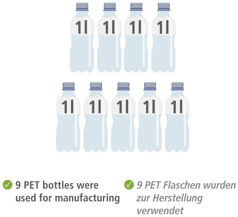 Cesto portabiancheria in tessuto 47 l Ecori - Wenko