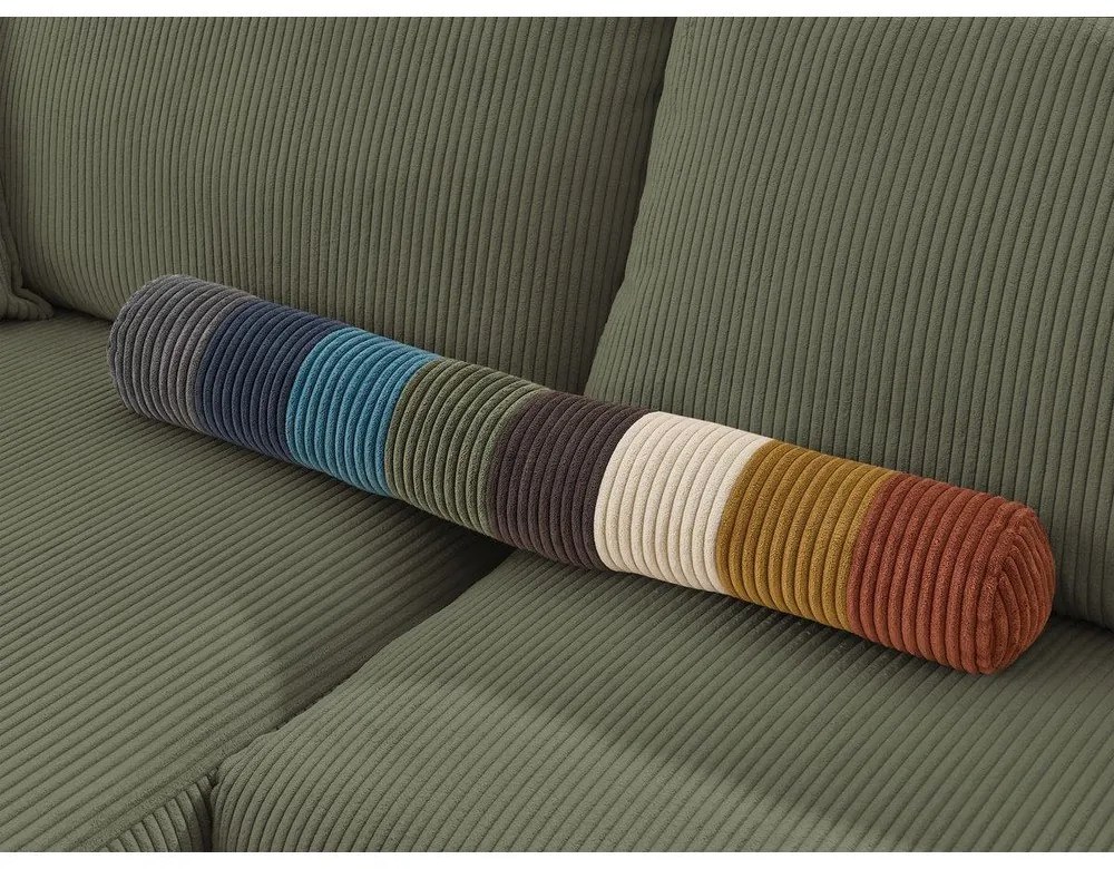 Modulo divano in velluto a coste variabile verde chiaro Nihad modular - Bobochic Paris