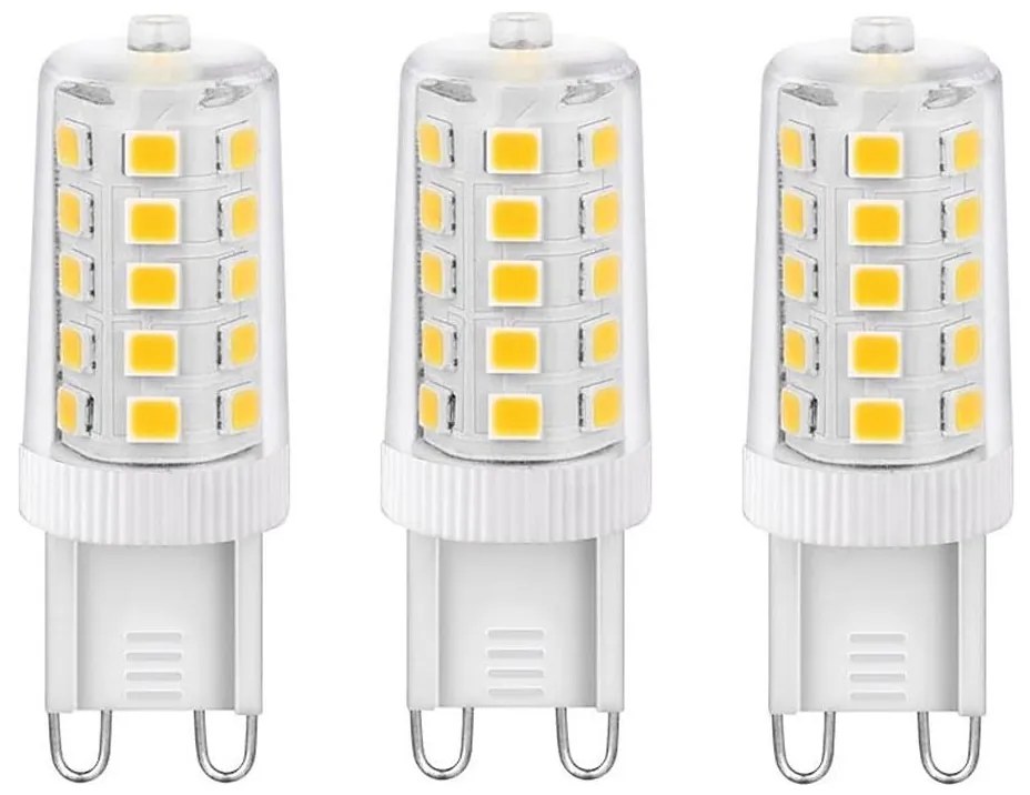 SET 3x Lampadina LED ECOLINE G9/3,5W/230V 3000K - Brilagi