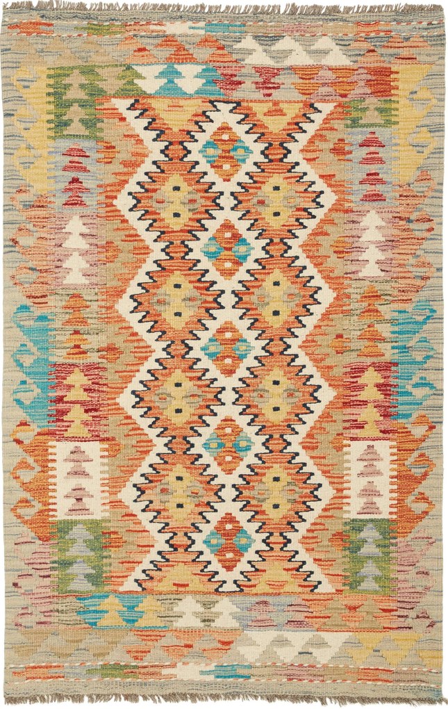 Kilim Tappeto 80 x 110 (Pakistan) Tessuto A Mano