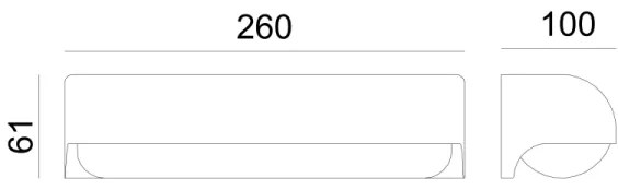 Globo 34174W - Applique da esterno a LED HONNA LED/10W/230V IP54