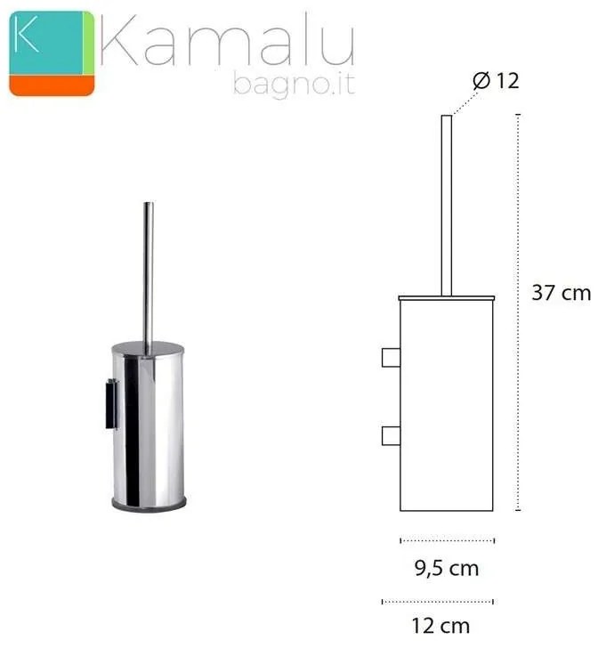 Kamalu - scopino sospeso in acciaio kaman alpi-40