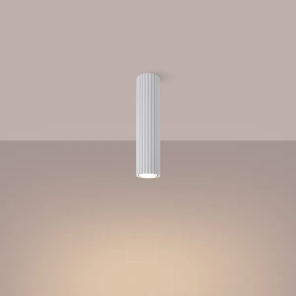 Sollux SL.1532 - Faretto KARBON 1xGU10/10W/230V 30 cm bianco