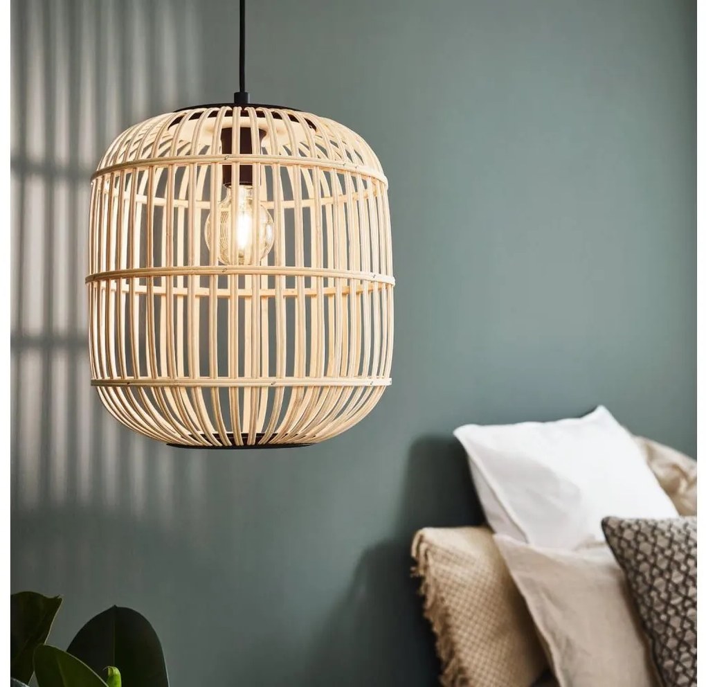 Eglo 43216 - Lampadario a sospensione con filo BORDESLEY 1xE27/28W/230V