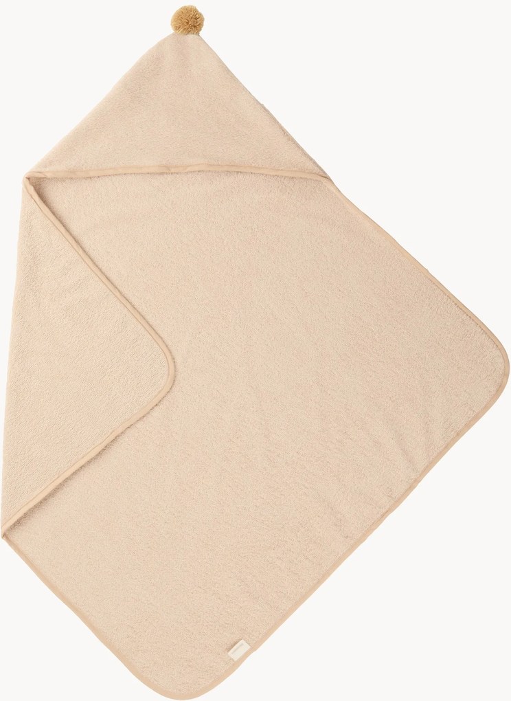 Panno per bambini con cappuccio Latte