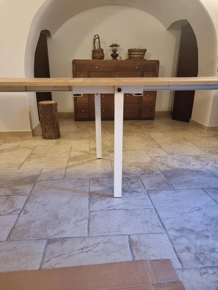 Tavolo consolle da pranzo allungabile  moderna  50x90 cm