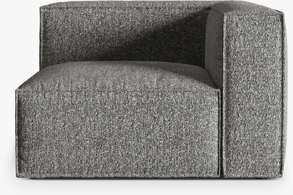 Modulo angolare Nuria in bouclé – L110 cm