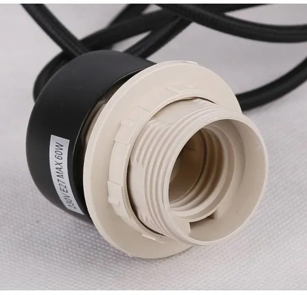 Lampadario a sospensione con filo COX 3xE27/60W/230V