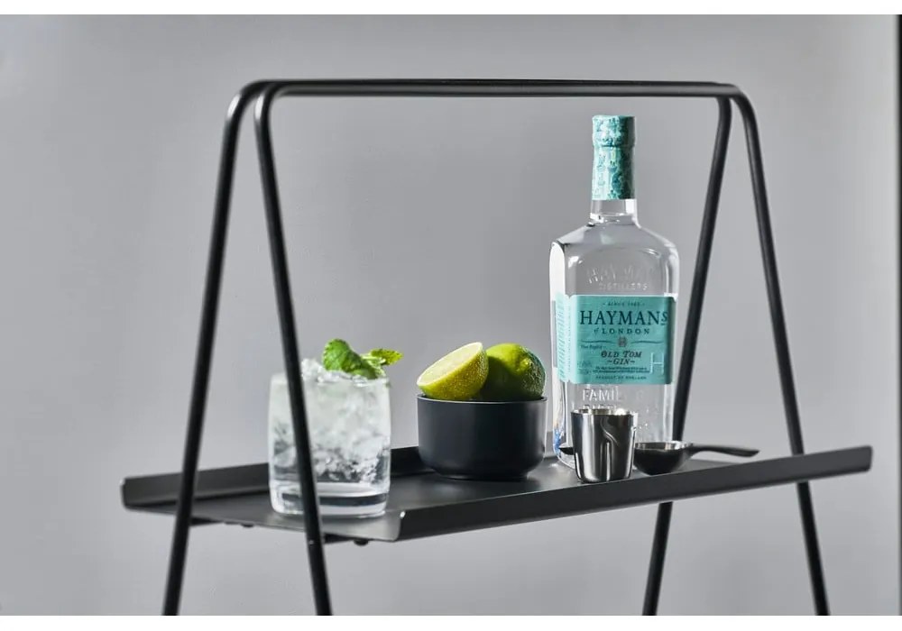 Scaffale in metallo nero 53x75 cm A-Table - Zone