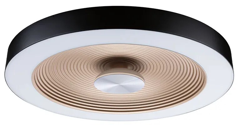 Paulmann - Volea LED Plafoniera Ø40 IP44 Dim. Nero/Oro Paulmann