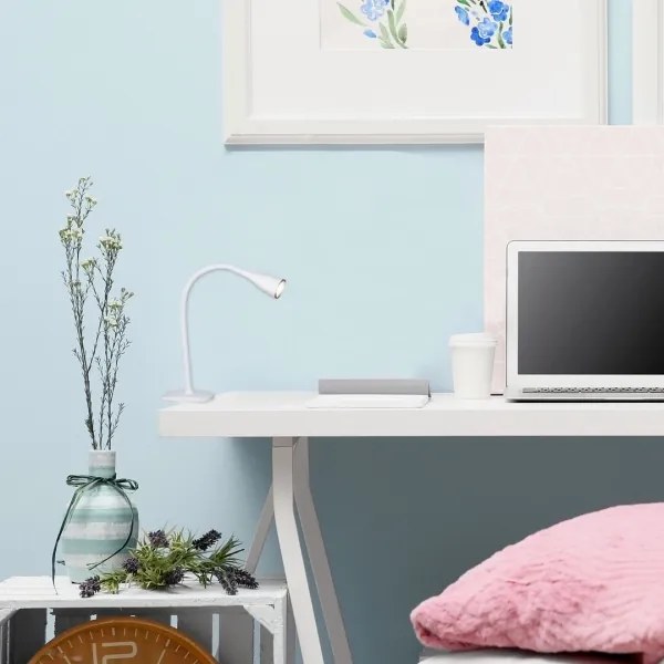 Rabalux 4196 - lampada da tavolo LED con morsetto JEFF LED/4,5W/230V bianca