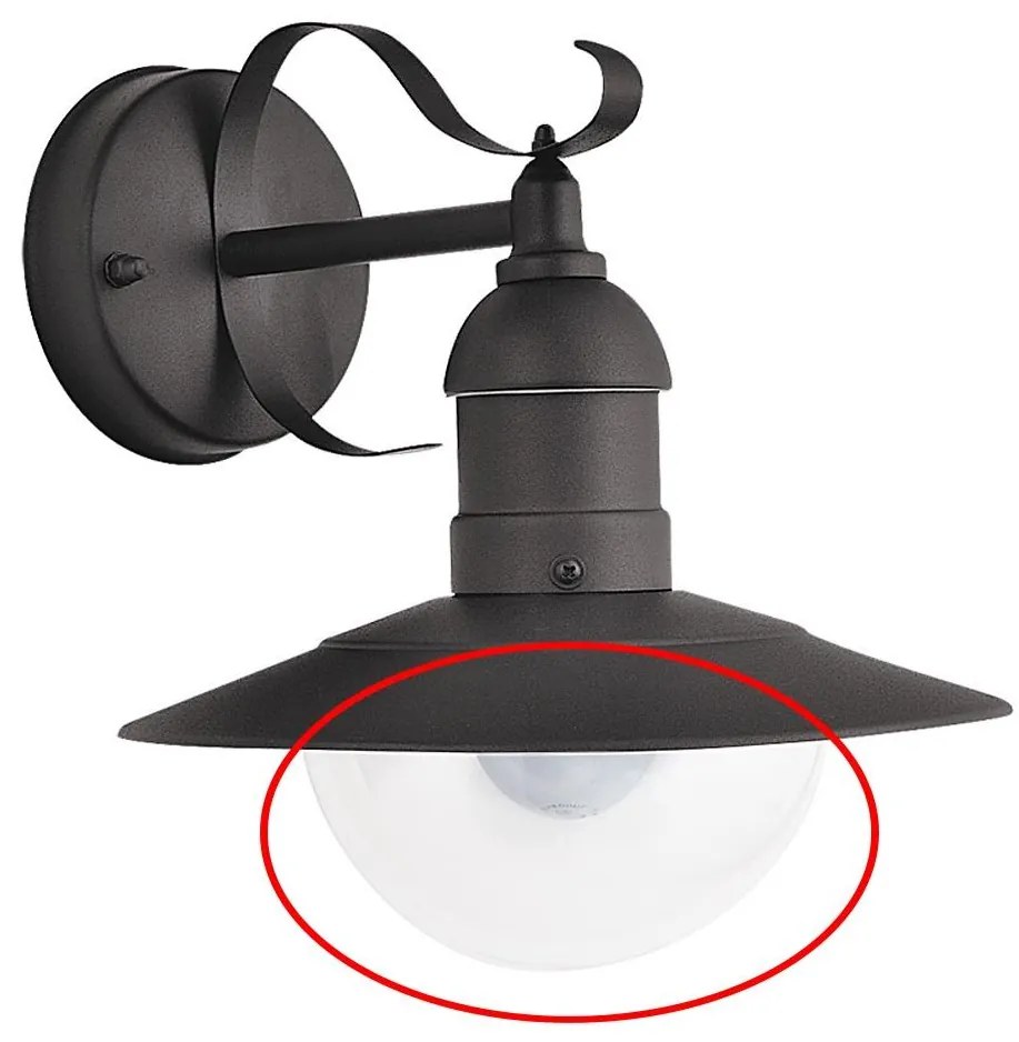 Brilagi - Paralume di ricambio per apparecchio MOLDE E27, trasparente