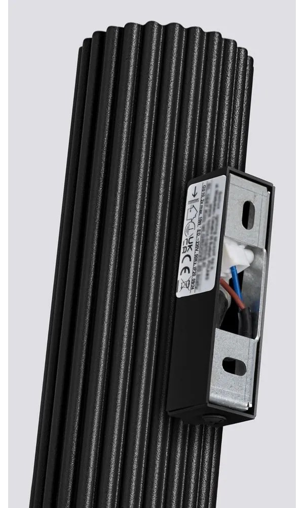 Lampada da parete nera Gleam – Sollux