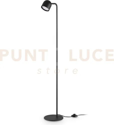 Dodo lampada da terra nera 1 luce attacco gx53 lampadina inclusa or...