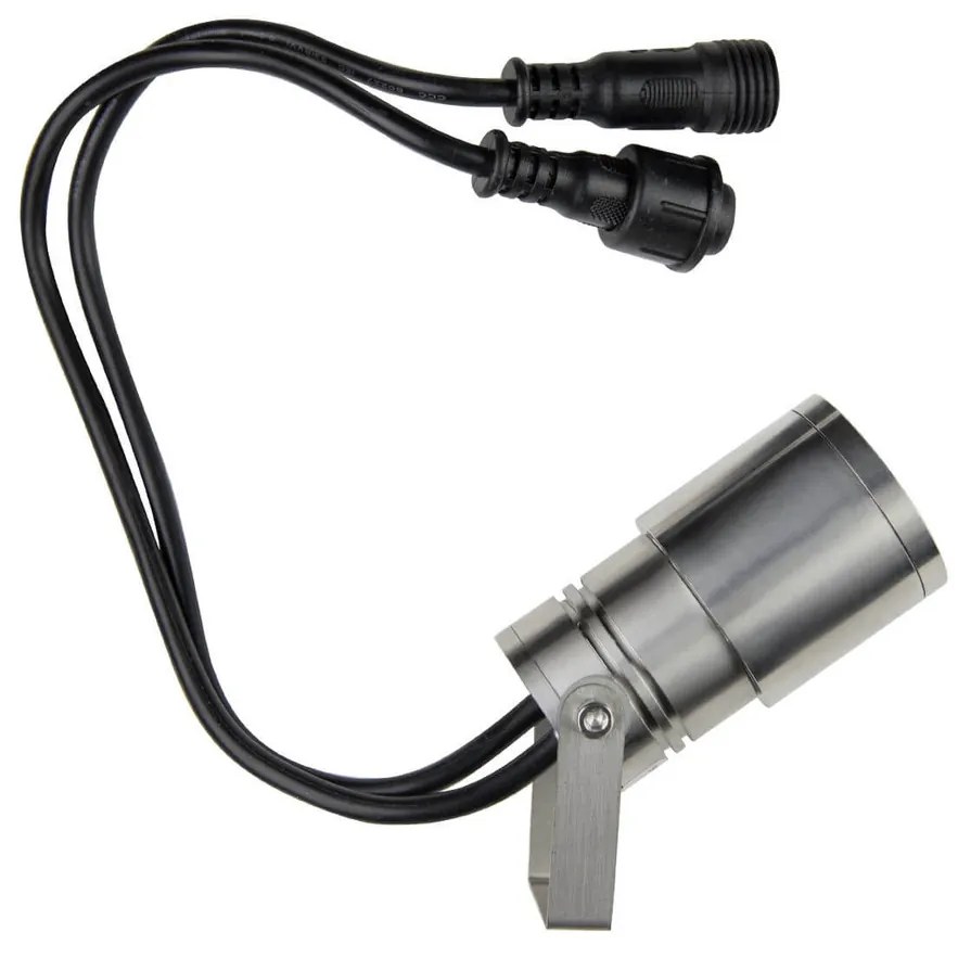 Faretto LED 5W RGB DMX512 per Piscine e Fontane IP68 CREE - Professional Colore RGB