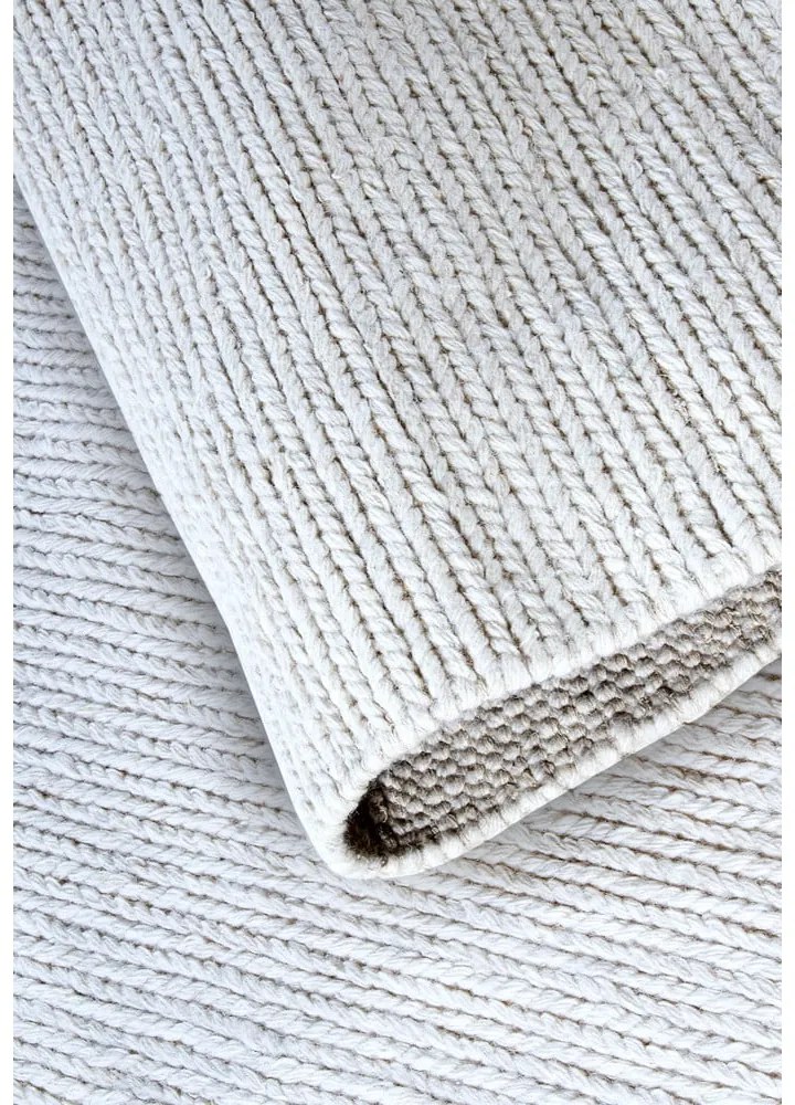 Tappeto rotondo bianco in lana tessuto a mano ø 160 cm Francois – Villeroy&amp;Boch