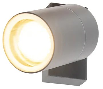 Lampada da parete per esterni antracite IP44 girevole e orientabile - Solo