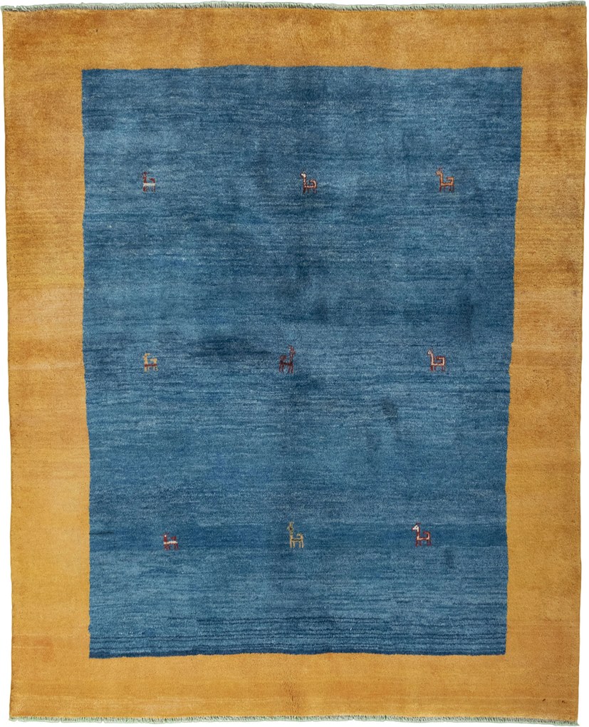 Gabbeh Tappeto persiano 200x250 Blu (Iran) Annodato A Mano