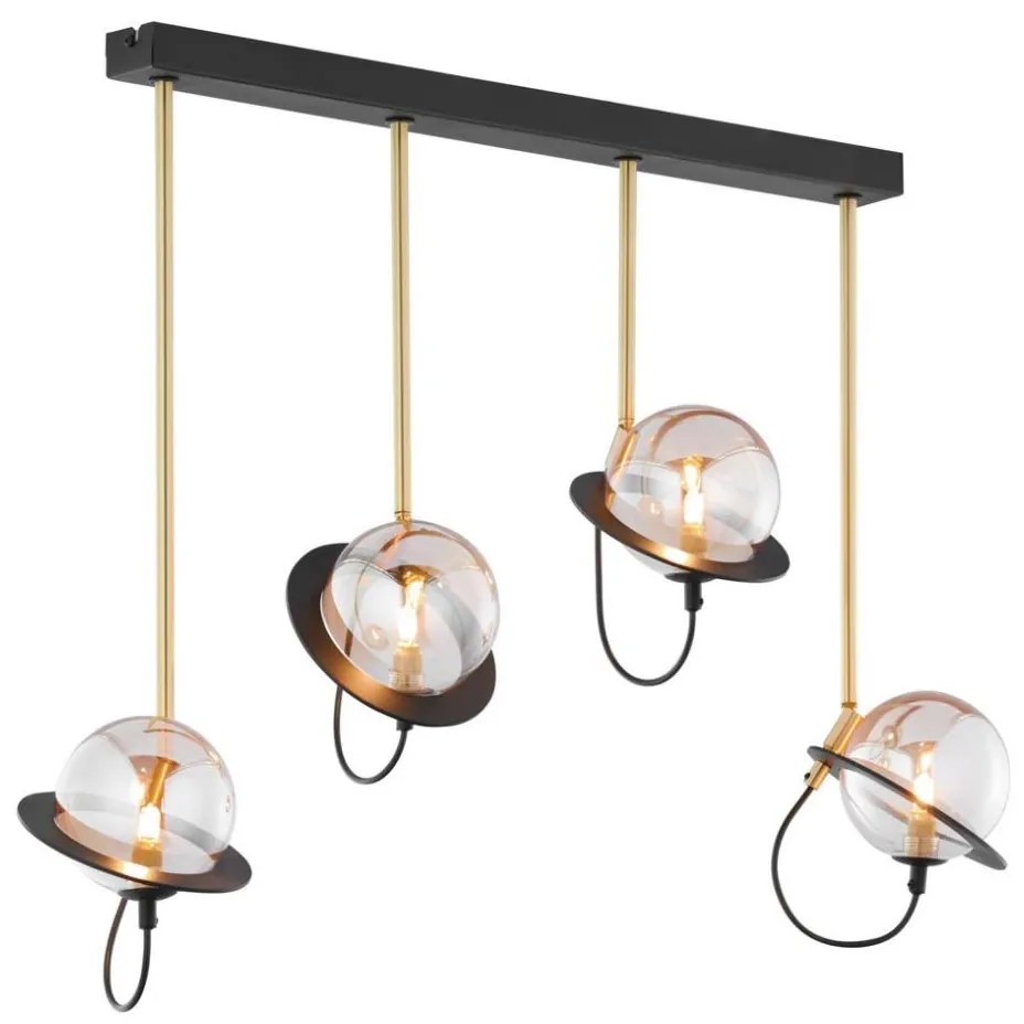 Jupiter 1892 - Lampadario su palo PLANET 4xG9/10W/230V dorato