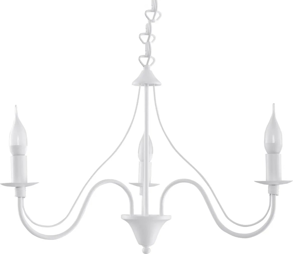 Lampadario a sospensione 3xE14 MINERWA 3 in acciaio