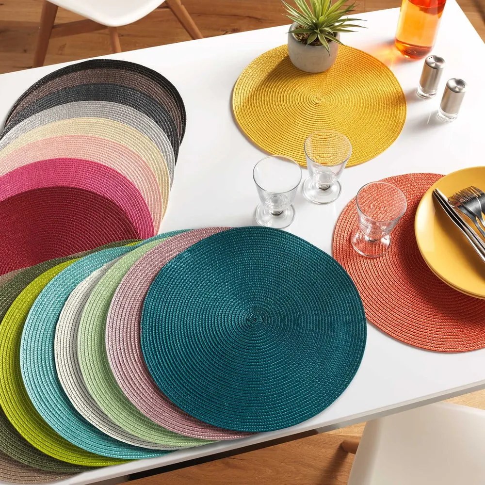 Tovaglietta in plastica ø 35 cm Zebulon – douceur d'intérieur