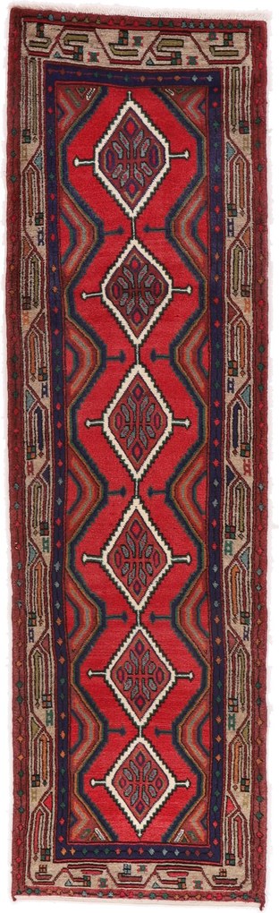 Hamedan Tappeto 290x80 (Iran) Annodato A Mano