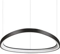 Lampadario A Sospensione Contemporaneo Gemini Metallo Nero Led 48W 3000K Ip20