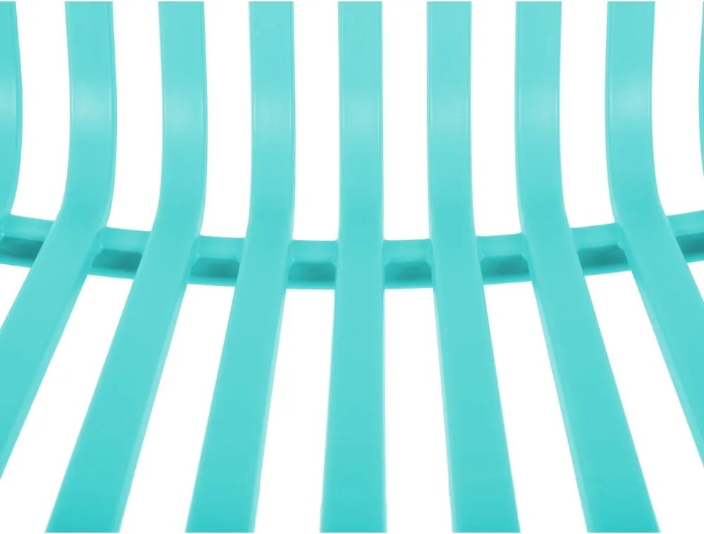 Sedia da pranzo turchese in plastica Glee – Leitmotiv