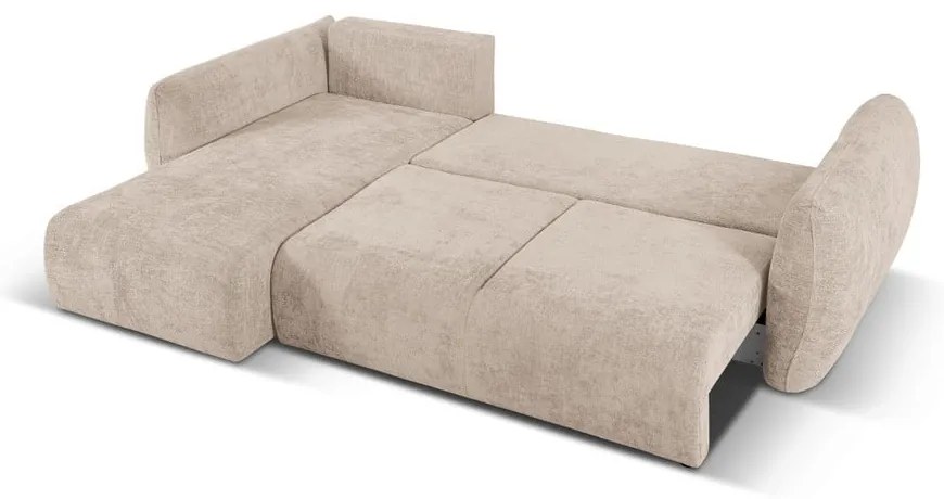 Divano angolare beige (angolo sinistro) Matera - Cosmopolitan Design