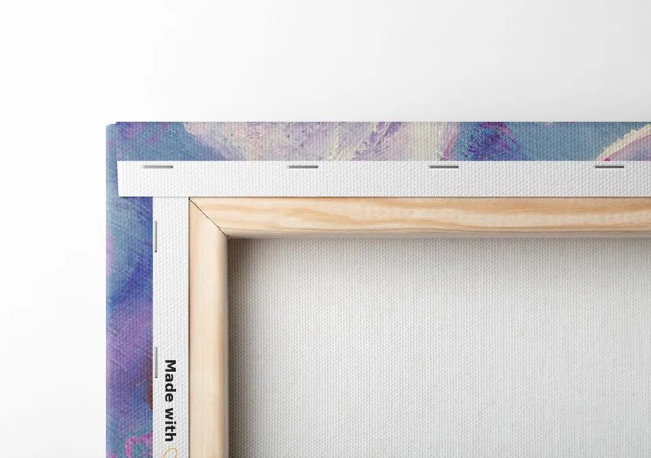 Quadro su tela – Fiori viola romantici