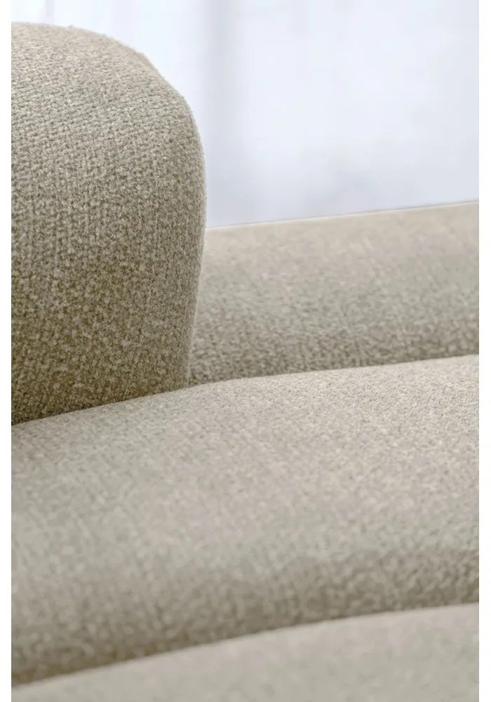 Divano angolare beige (con penisola a destra/con chaise lounge) Shell – Miuform