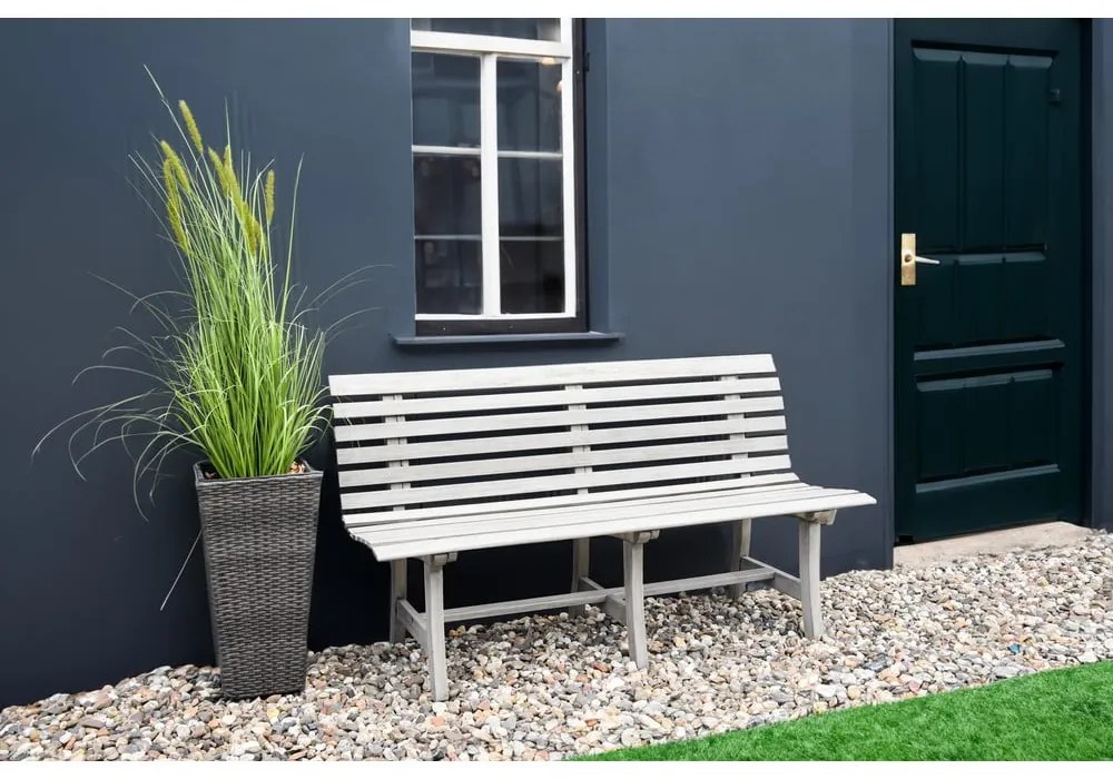 Panchina da giardino in legno grigio Mandalay - Garden Pleasure