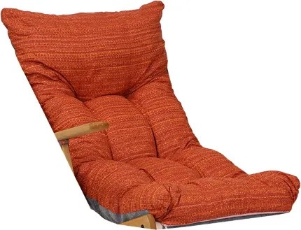 Cuscino imbottito per poltrona relax sdraio o dondolo - Tinta unita Arancio