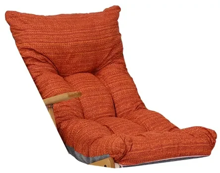 Cuscino imbottito per poltrona relax sdraio o dondolo - Tinta unita Arancio