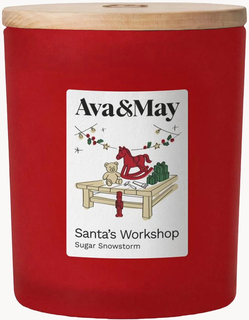 Candela profumata Santa's Workshop (vaniglia, zucchero filato e note speziate)