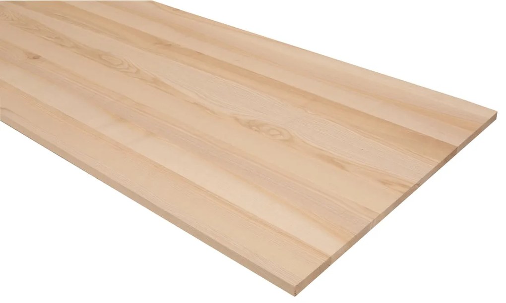 Tavola lamellare in legno di frassino, 1° scelta L 90 x 200 cm x Sp 30 mm