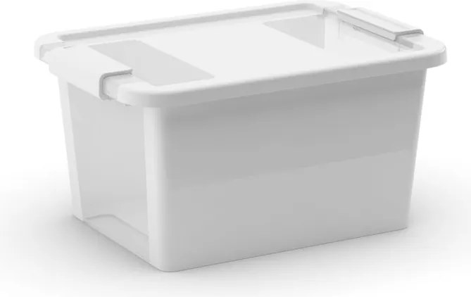 Scatola con coperchio bianca in plastica 36,5x26x19 cm Bi-Box S – KIS
