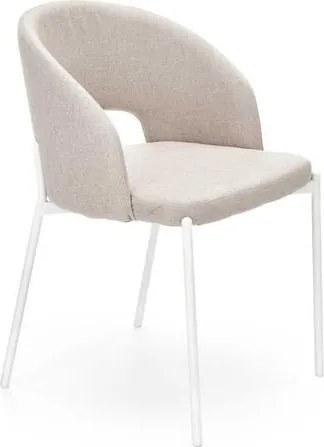 Sedia K486 in tessuto beige – 51x57x77 cm