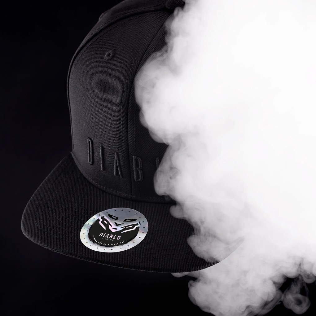 Cappello da baseball snapback della Diablo Chairs: nero