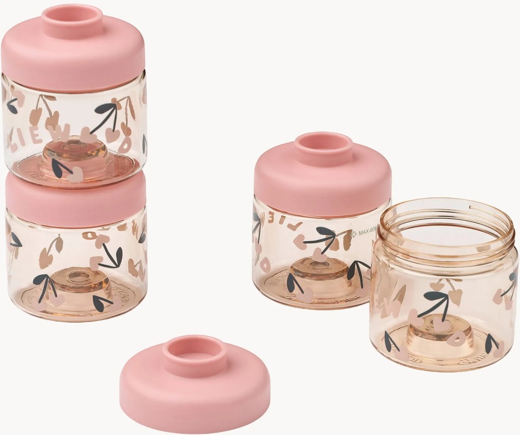 Set di 4 scatole per snack per bambini Dominique