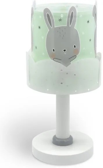 Dalber 61151H - Lampada per bambini BUNNY 1xE14/40W/230V verde