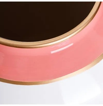 Vaso Ceramica Corallo Bianco Fenicottero 36 x 36 x 48 cm