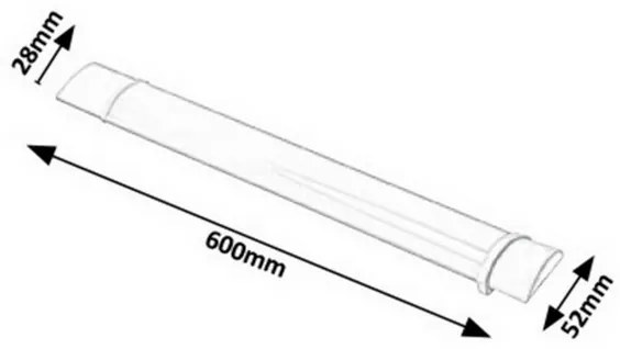 Rabalux 1454 - Lampada tecnica LED DROP LIGHT LED/20W/230V IP65 bianco 1600lm