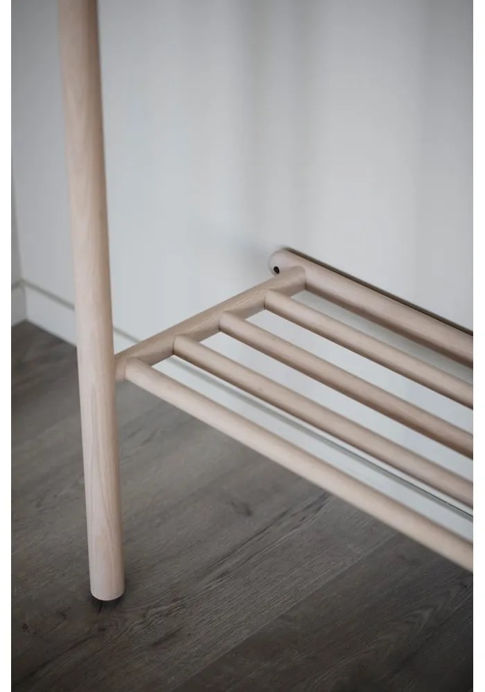 Set da ingresso in legno di quercia in colore naturale Milford - Rowico