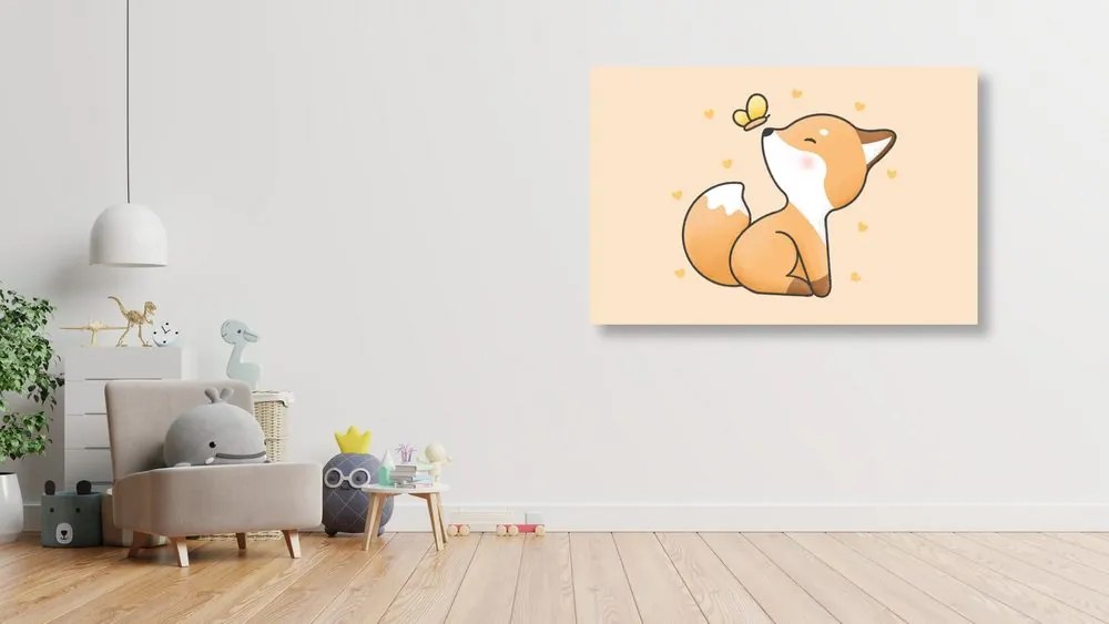 Quadro su tela – Volpina curiosa