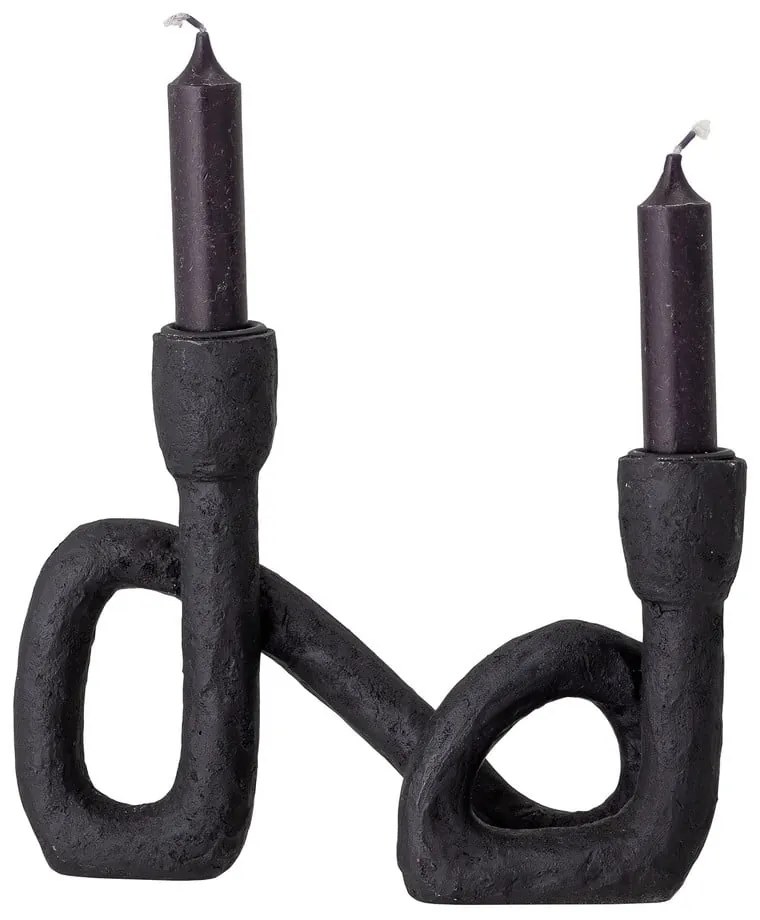 Candeliere nero, altezza 16,5 cm Mashel - Bloomingville