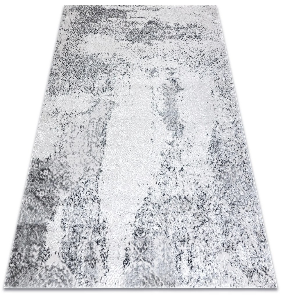 Tappeto MEFE moderno  8731 Vintage - Structural due livelli di pile grigio