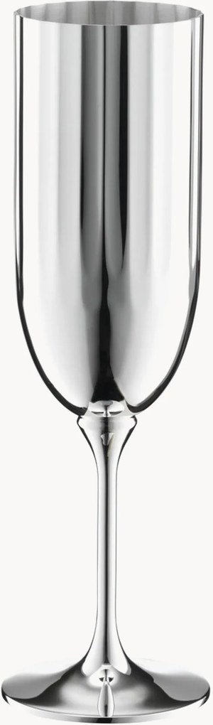 Flûte da champagne placcata in argento fatto a mano Belvedere