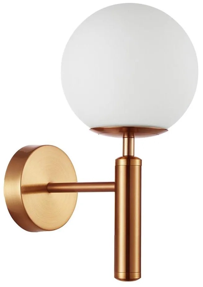 ITALUX WL-2324-1 GD+OPA - Applique RAVENA 1xE27/10W/230V ottone