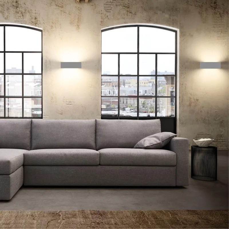 Applique industriale Desmo grigio 6xGX53 LUMICOM
